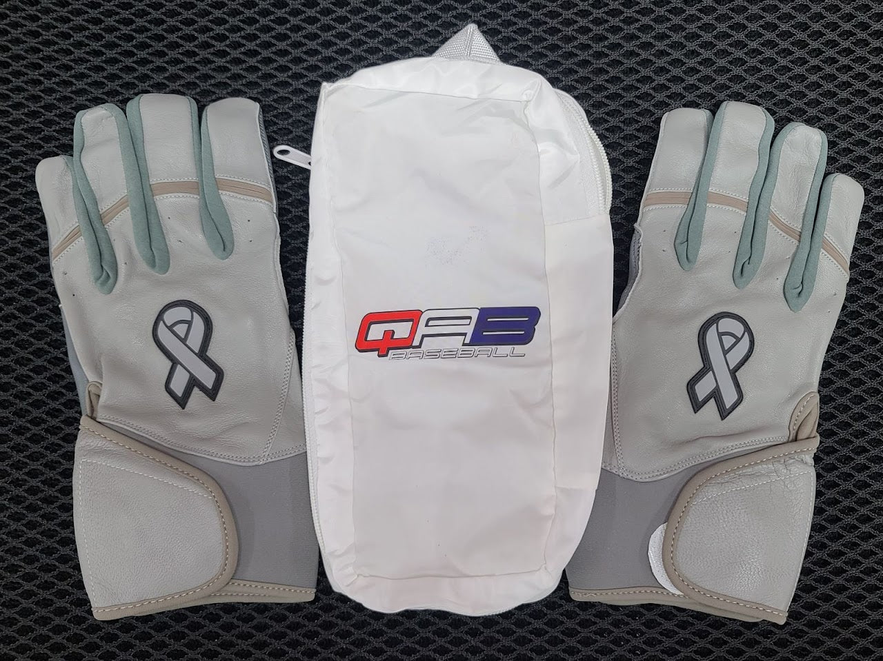 QAB Batting Gloves - Brain Cancer Awareness