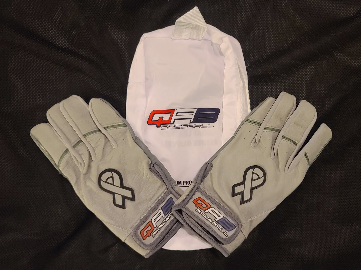 QAB Batting Gloves - Brain Cancer Awareness - Short Cuff