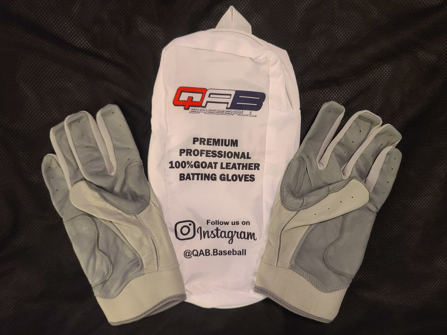 QAB Batting Gloves - Brain Cancer Awareness - Short Cuff